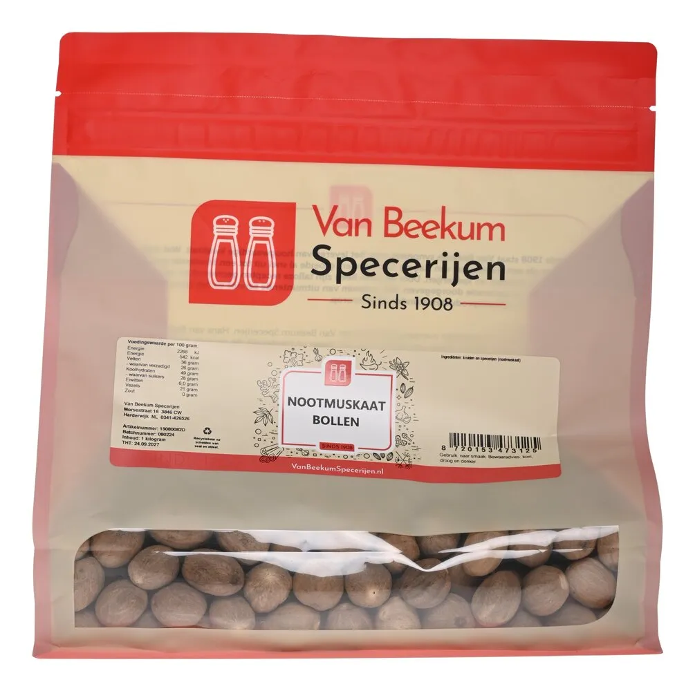 Van Beekum Specerijen Muskatnuss, ganz