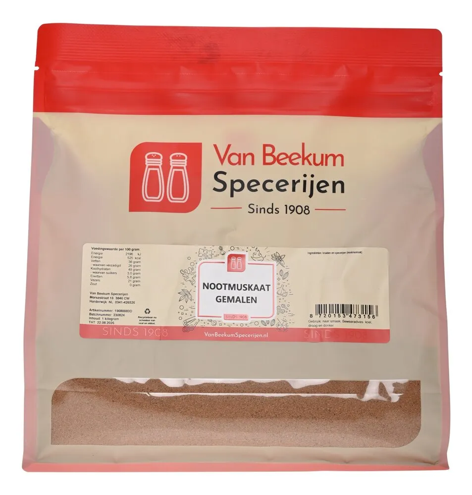 Van Beekum Specerijen Nootmuskaat Gemalen