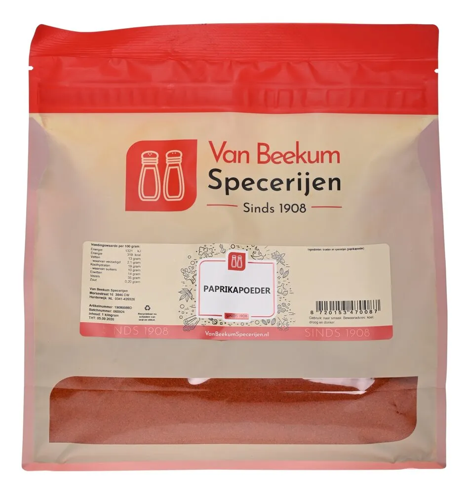 Van Beekum Specerijen Paprikapoeder Van Beekum Specerijen Paprikapoeder