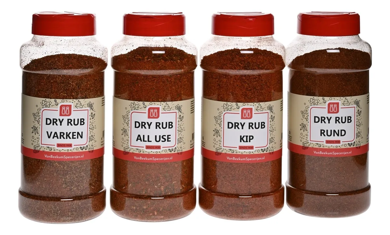Van Beekum Specerijen Dry Rub Pakket XL Van Beekum Specerijen Dry Rub Pakket XL