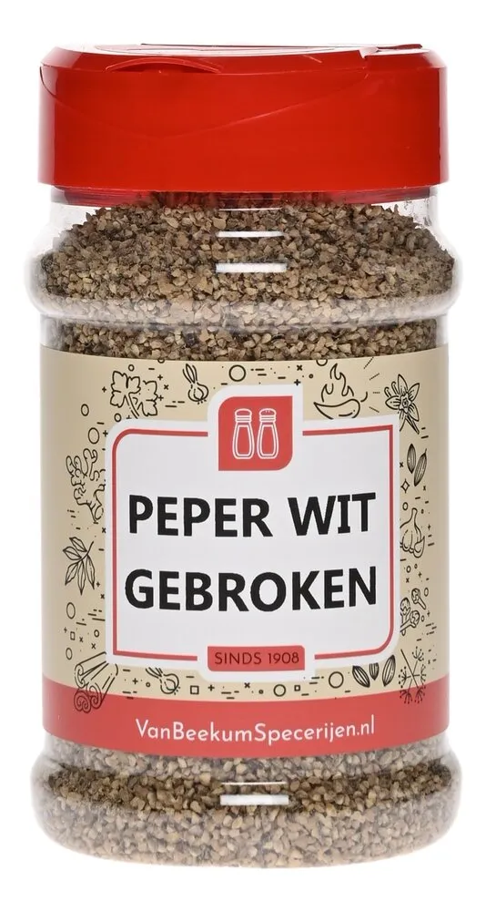 Van Beekum Specerijen Peper Wit Gebroken Van Beekum Specerijen Peper Wit Gebroken