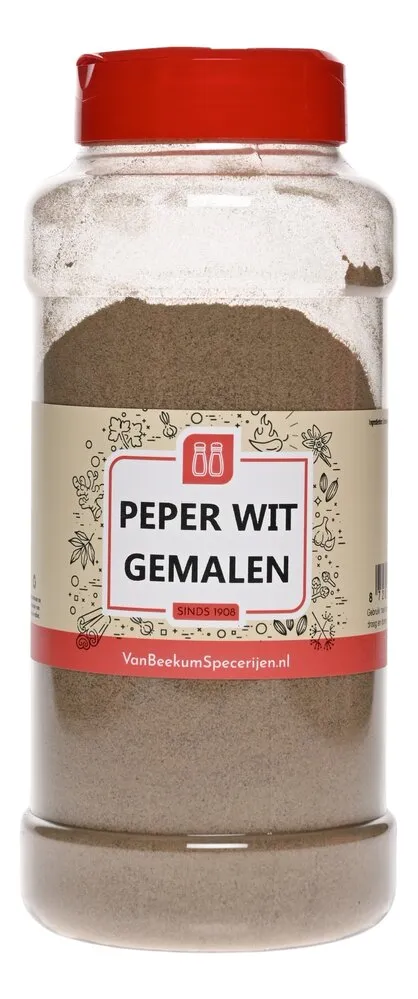 Van Beekum Specerijen Peper Wit Gemalen Van Beekum Specerijen Peper Wit Gemalen