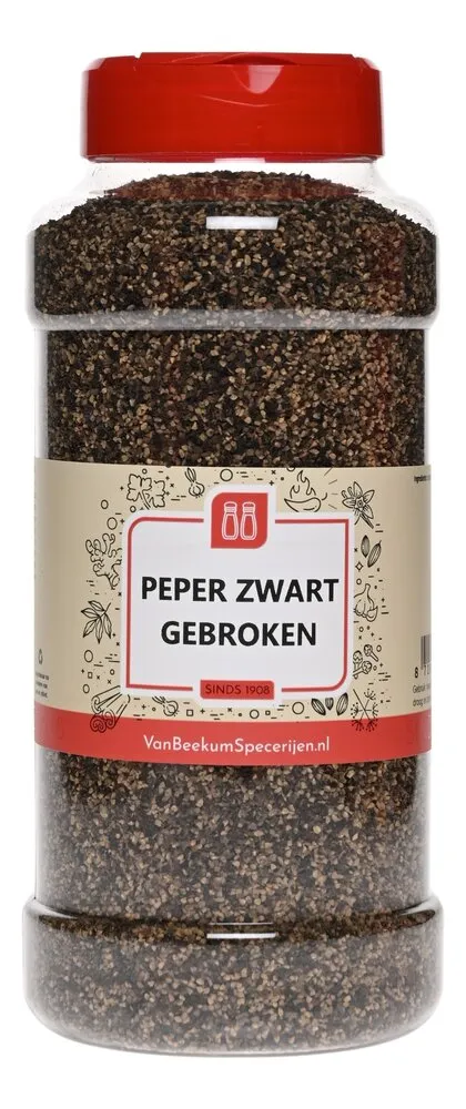 Van Beekum Specerijen Peper Zwart Gebroken Van Beekum Specerijen Peper Zwart Gebroken