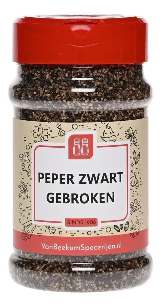 Van Beekum Specerijen Peper Zwart Gebroken Van Beekum Specerijen Peper Zwart Gebroken