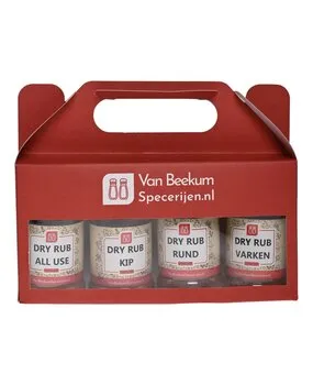 Van Beekum Specerijen BBQ Rub Cadeaupakket Van Beekum Specerijen BBQ Rub Cadeaupakket