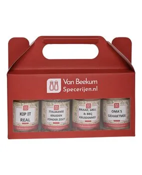 Van Beekum Specerijen Kruidenmixen Cadeaupakket Van Beekum Specerijen Kruidenmixen Cadeaupakket