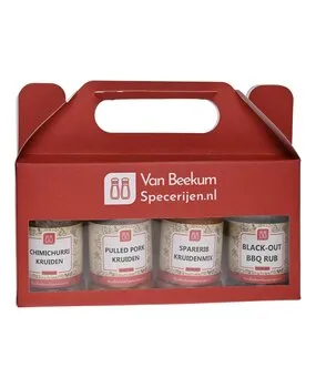 Van Beekum Specerijen BBQ Kruiden Cadeaupakket Van Beekum Specerijen BBQ Kruiden Cadeaupakket