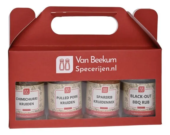 Van Beekum Specerijen BBQ Kruiden Cadeaupakket Van Beekum Specerijen BBQ Kruiden Cadeaupakket