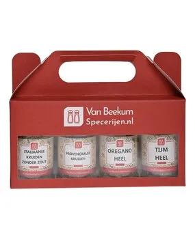 Van Beekum Specerijen Mediterrane Kruiden Cadeaupakket Van Beekum Specerijen Mediterrane Kruiden Cadeaupakket