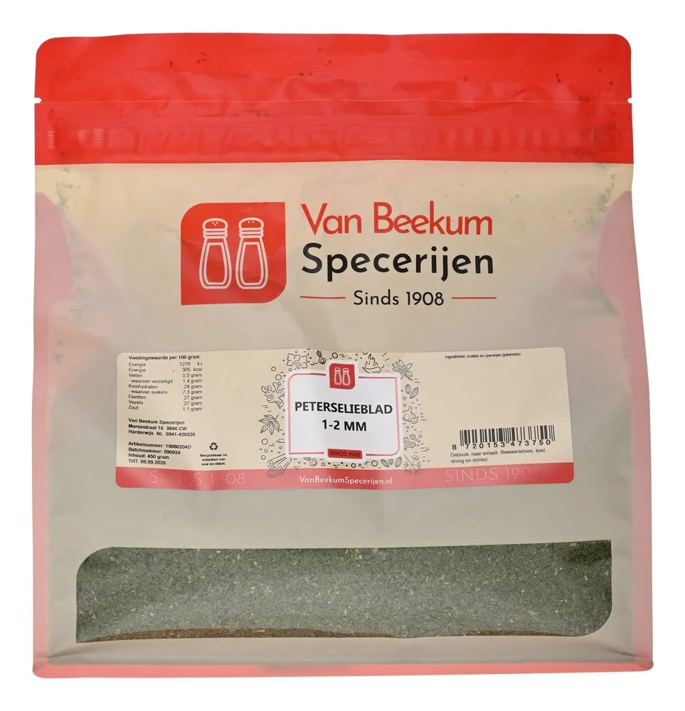 Van Beekum Specerijen Peterselieblad 1-2 mm Van Beekum Specerijen Peterselieblad 1-2 mm