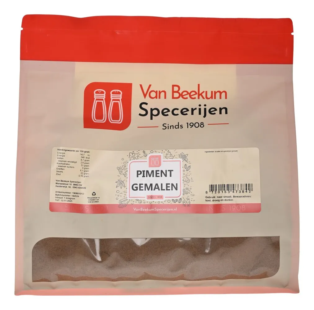 Van Beekum Specerijen Gemahlener Piment