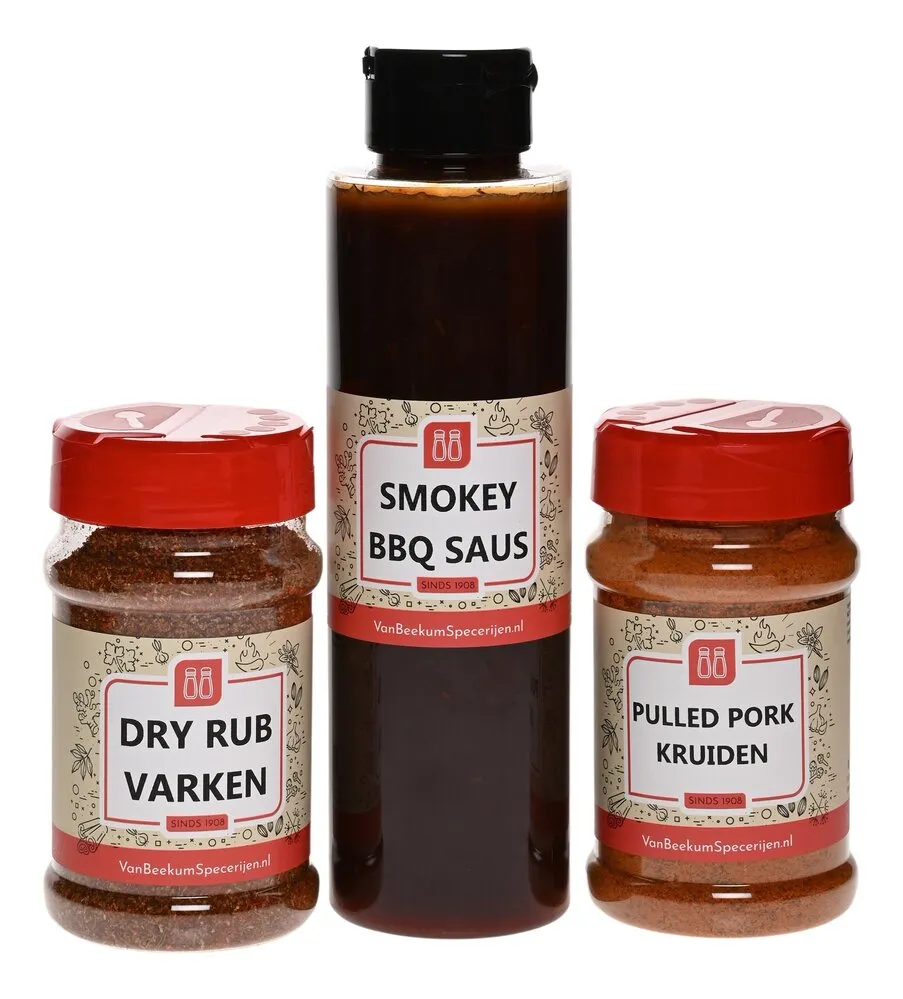 Van Beekum Specerijen Pulled Pork Paket Van Beekum Specerijen Pulled Pork Paket