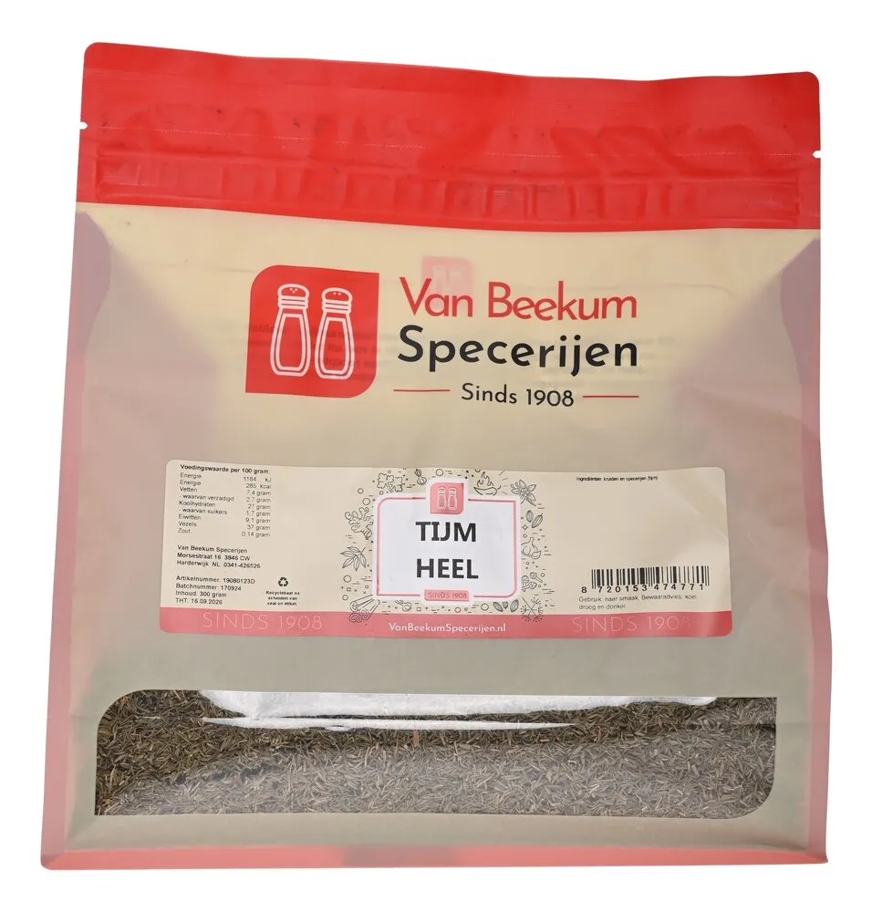 Van Beekum Specerijen Tijm Heel Van Beekum Specerijen Tijm Heel