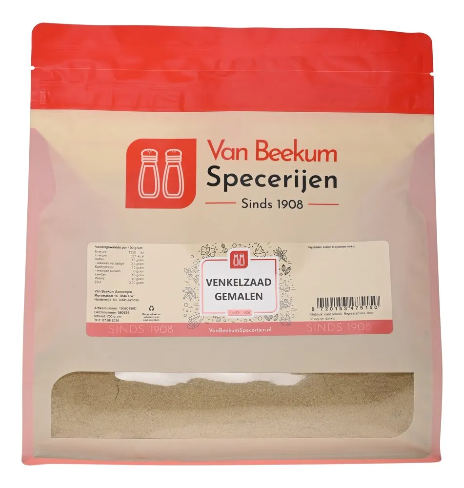 Van Beekum Specerijen Gemahlene Fenchelsamen