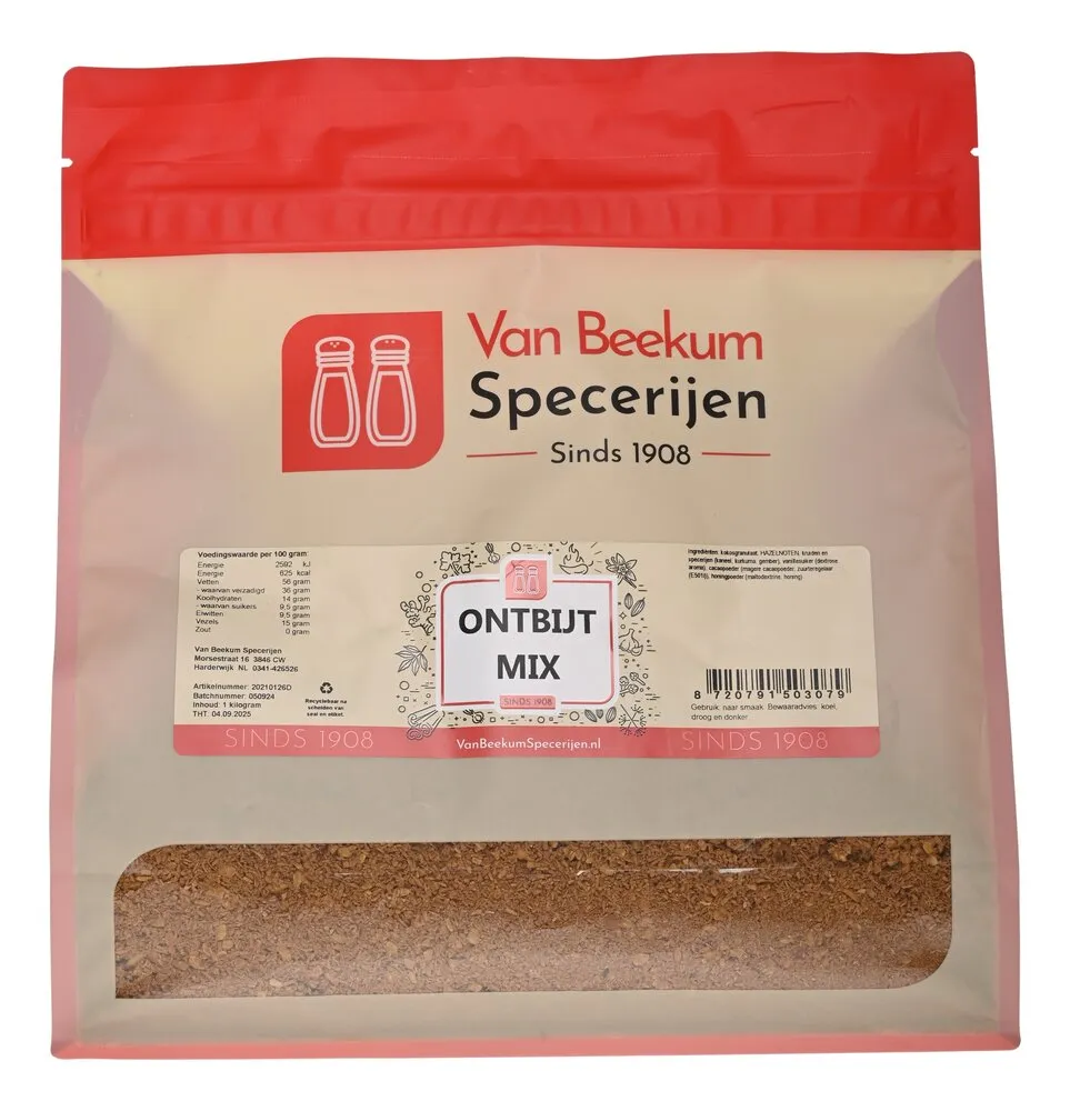 Van Beekum Specerijen Ontbijt Mix Van Beekum Specerijen Ontbijt Mix