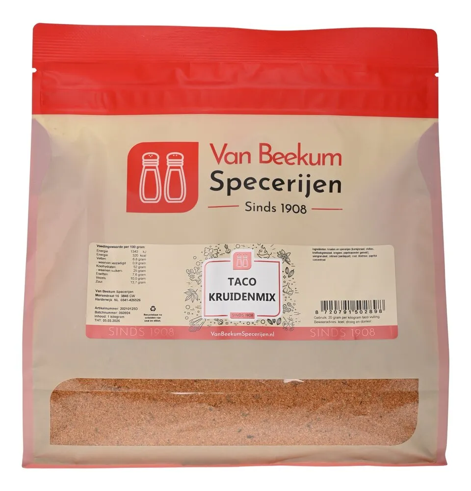 Van Beekum Specerijen Taco Kruidenmix Van Beekum Specerijen Taco Kruidenmix