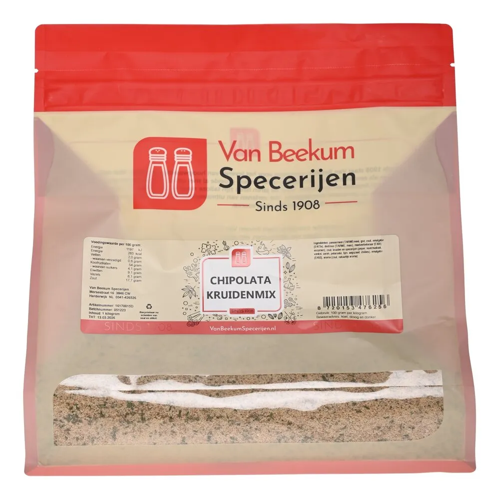Van Beekum Specerijen Chipolata Kruidenmix Van Beekum Specerijen Chipolata Kruidenmix
