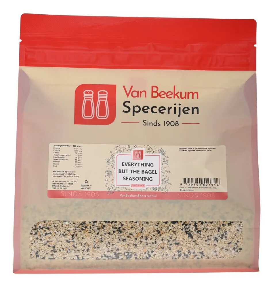 Van Beekum Specerijen Alles außer Bagel-Gewürz