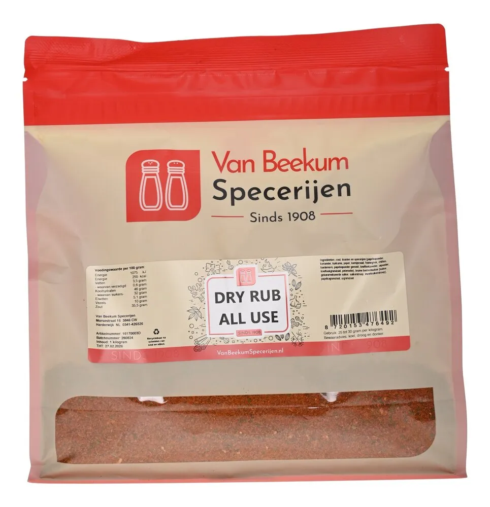 Van Beekum Specerijen Dry Rub All Use Van Beekum Specerijen Dry Rub All Use