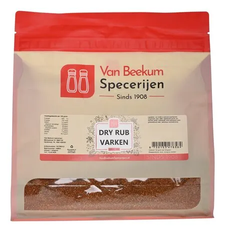 Van Beekum Specerijen Dry Rub Schweinefleisch Van Beekum Specerijen Dry Rub Schweinefleisch