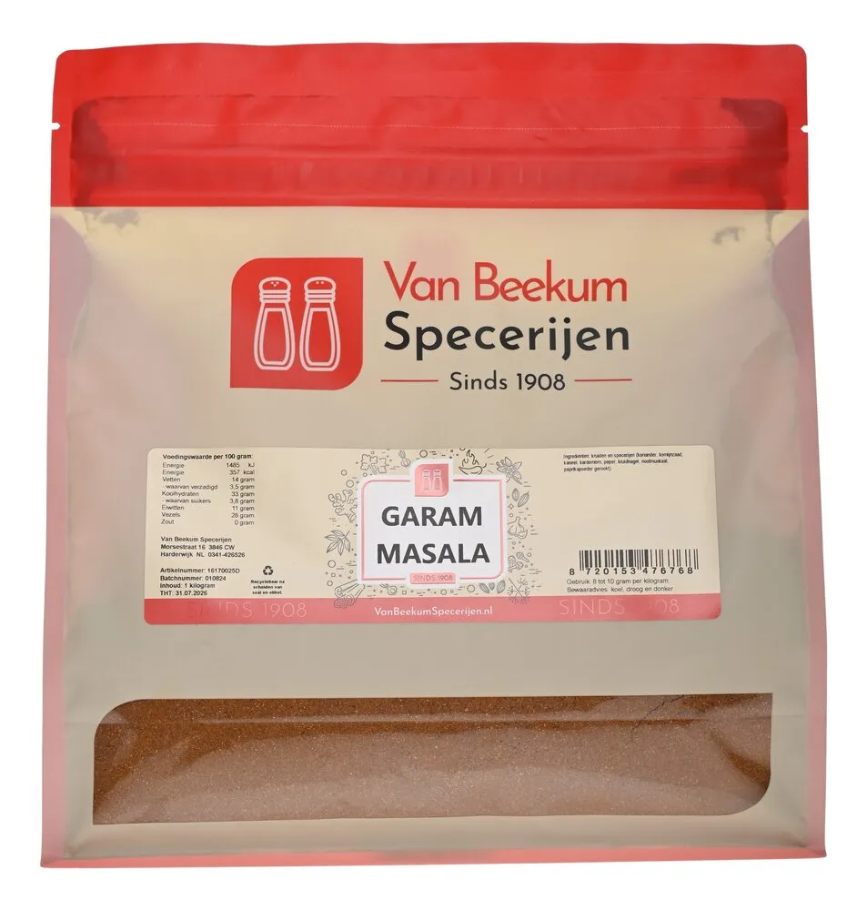 Van Beekum Specerijen Garam Masala Gewürze