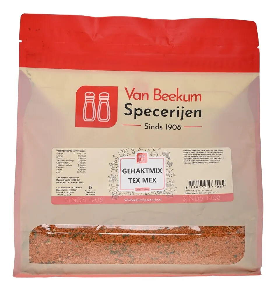 Van Beekum Specerijen Hackfleischmischung Tex Mex