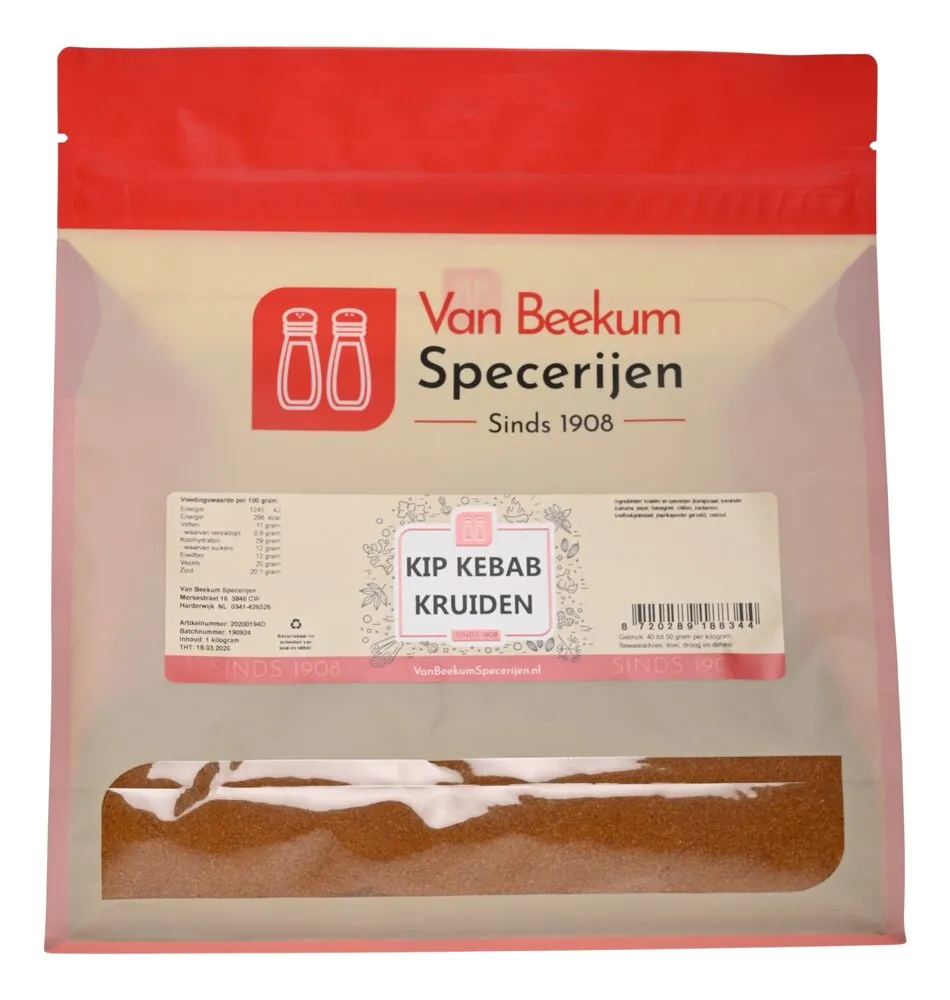 Van Beekum Specerijen Kip Kebab Kruiden Van Beekum Specerijen Kip Kebab Kruiden
