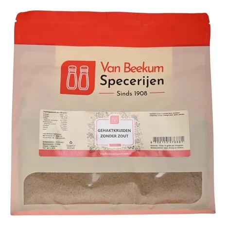 Van Beekum Specerijen Gehaktkruiden Zonder Zout Van Beekum Specerijen Gehaktkruiden Zonder Zout