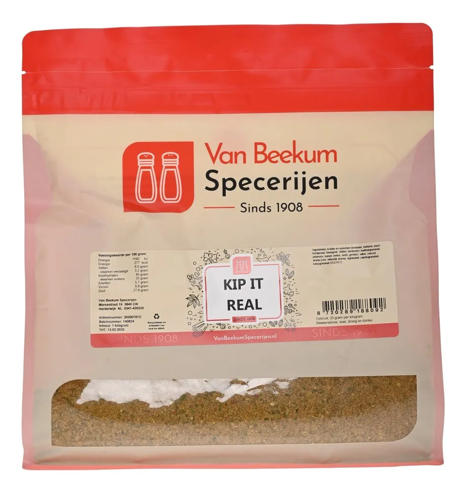 Van Beekum Specerijen Kip It Real Van Beekum Specerijen Kip It Real