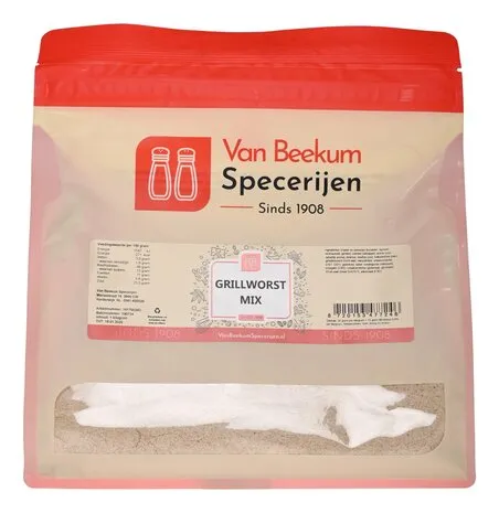 Van Beekum Specerijen Grillworst Mix Van Beekum Specerijen Grillworst Mix
