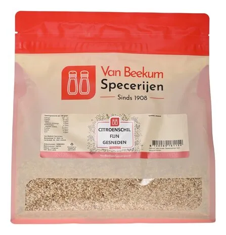 Van Beekum Specerijen Citroenschil Fijn Gesneden Van Beekum Specerijen Citroenschil Fijn Gesneden