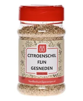 Van Beekum Specerijen Zitronenschale in feine Scheiben geschnitten Van Beekum Specerijen Zitronenschale in feine Scheiben geschnitten