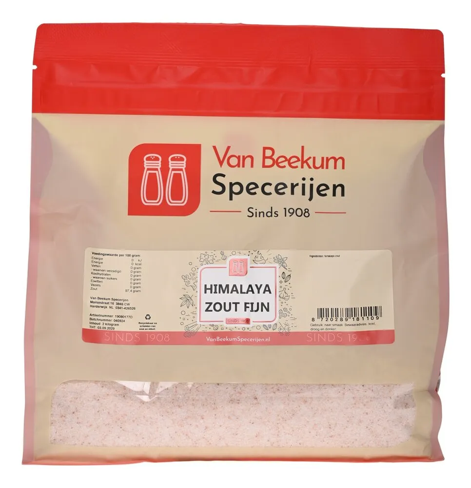 Van Beekum Specerijen Himalaya Zout Fijn Van Beekum Specerijen Himalaya Zout Fijn