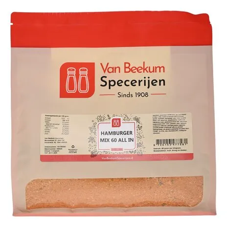 Van Beekum Specerijen Hamburger Mix 60 All In