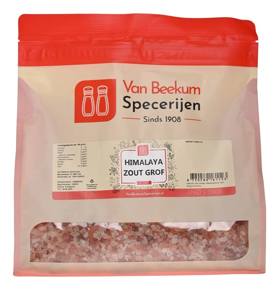 Van Beekum Specerijen Himalaya-Salz, grobkörnig