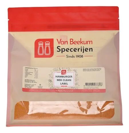 Van Beekum Specerijen Hamburger Mix Clean Label Van Beekum Specerijen Hamburger Mix Clean Label