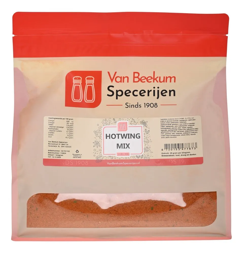 Van Beekum Specerijen Hotwing-Mischung