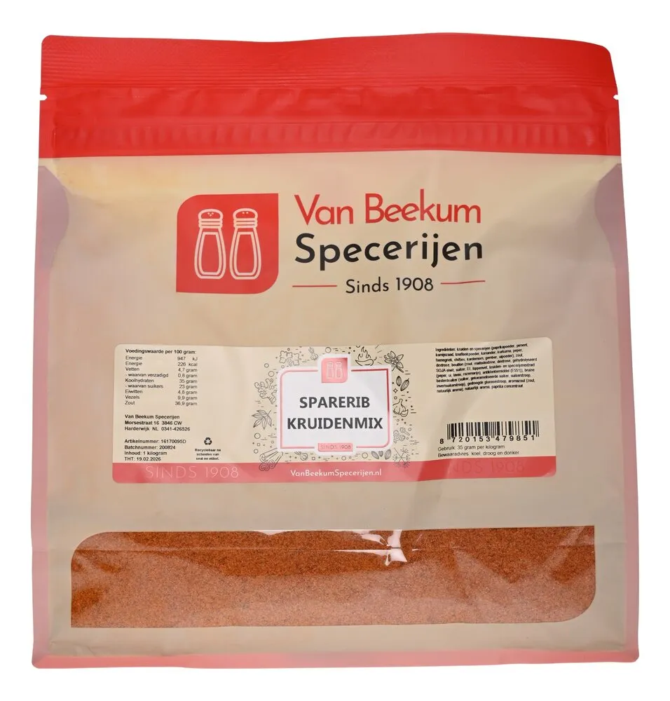 Van Beekum Specerijen Sparerib Gewürzmischung Van Beekum Specerijen Sparerib Gewürzmischung