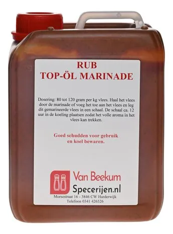Van Beekum Specerijen BBQ Rub Marinade | BBQ Vlees Marinade