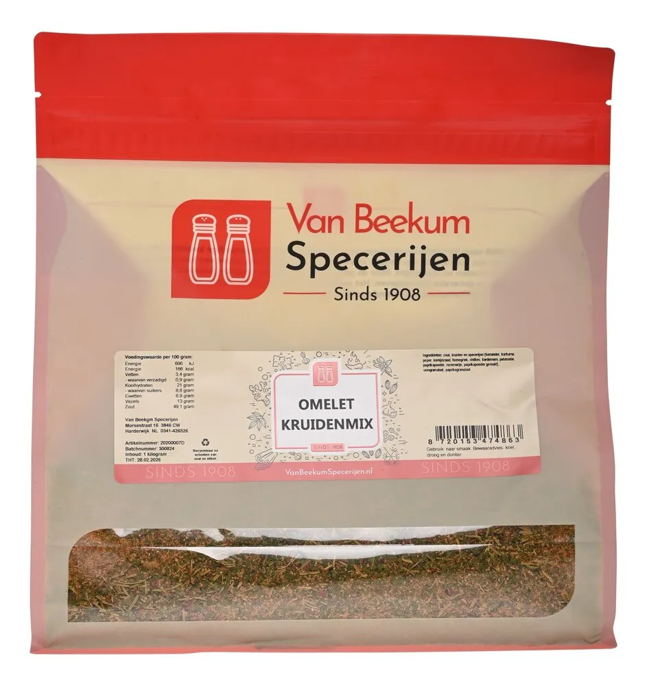 Van Beekum Specerijen Omelet Kruidenmix Van Beekum Specerijen Omelet Kruidenmix