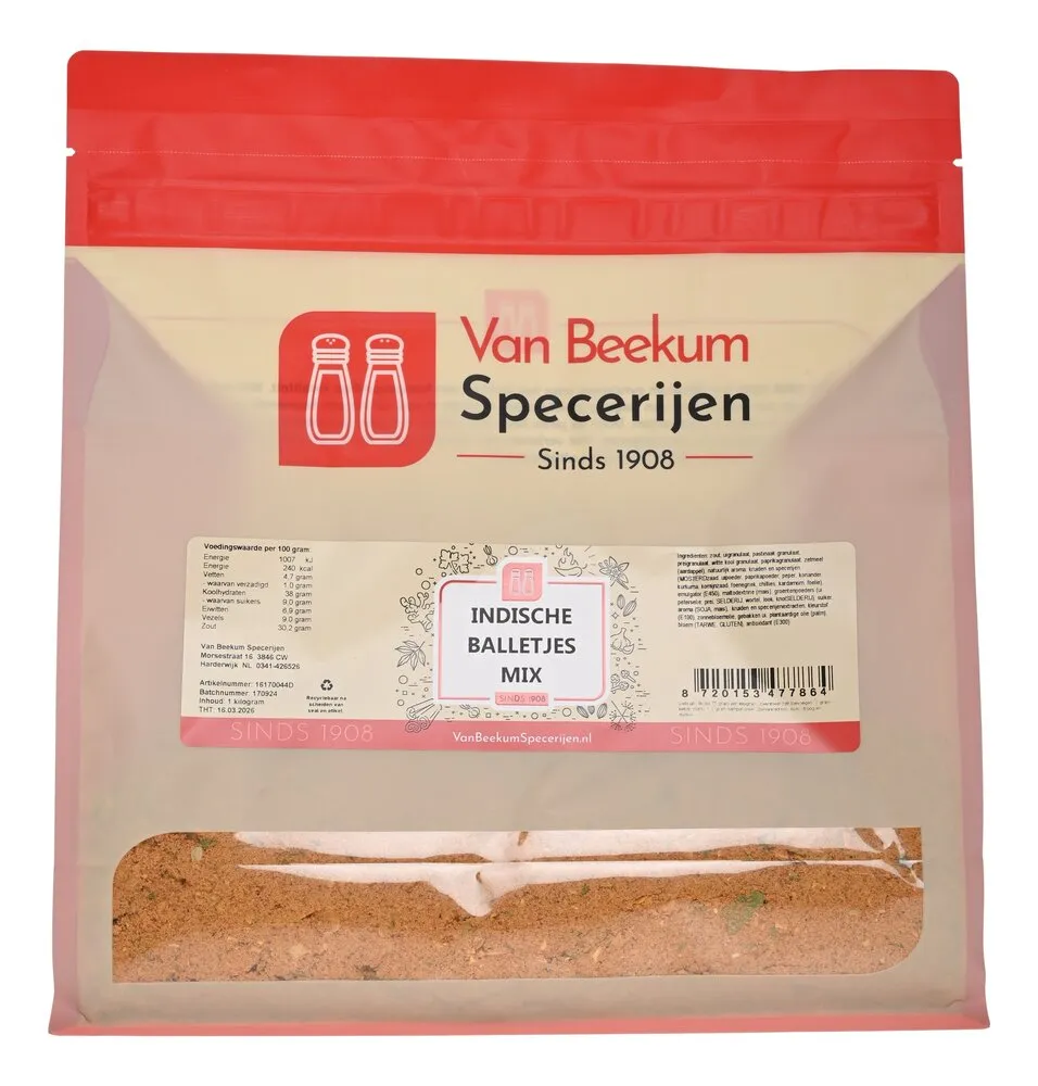 Van Beekum Specerijen Indischer Ball-Mix Van Beekum Specerijen Indischer Ball-Mix