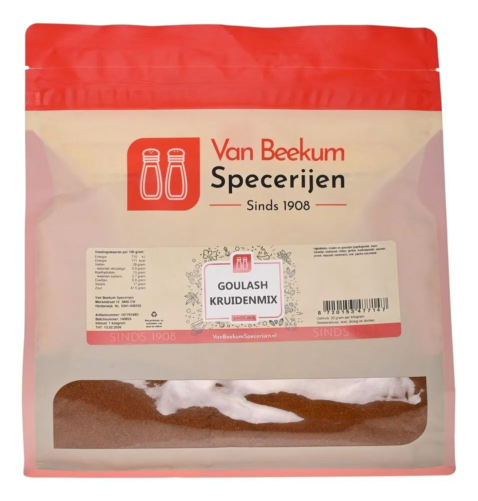 Van Beekum Specerijen Goulash Kruidenmix