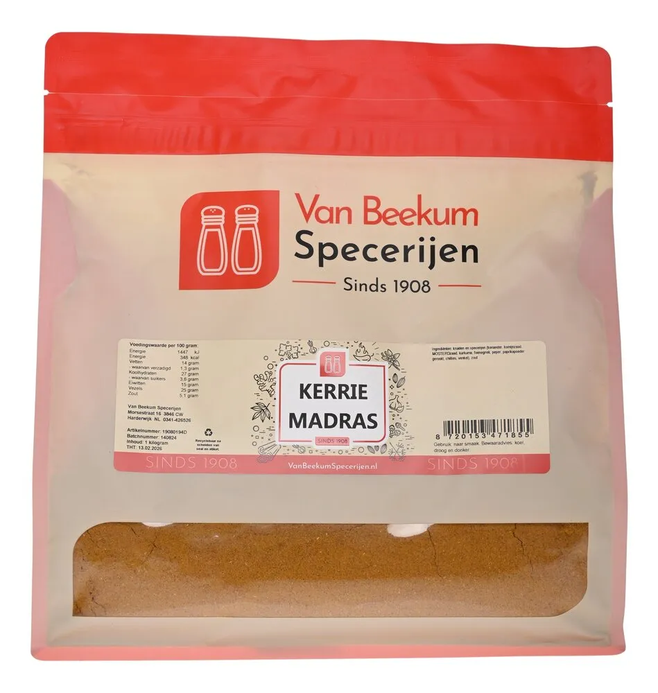 Van Beekum Specerijen Curry Madras