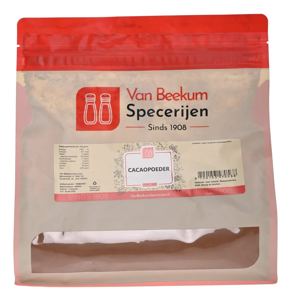 Van Beekum Specerijen Cacaopoeder Van Beekum Specerijen Cacaopoeder