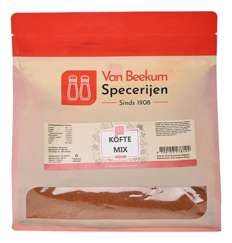 Van Beekum Specerijen Kofte Mix