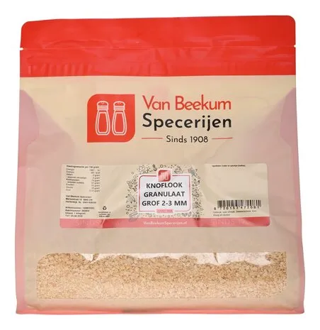 Van Beekum Specerijen Knoflook Granulaat Grof 2-3  mm