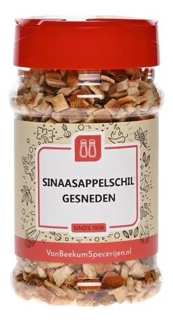 Van Beekum Specerijen Orangenschalen in Scheiben geschnitten Van Beekum Specerijen Orangenschalen in Scheiben geschnitten