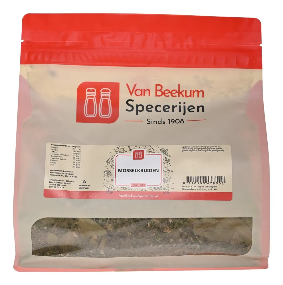 Van Beekum Specerijen Mosselkruiden Van Beekum Specerijen Mosselkruiden