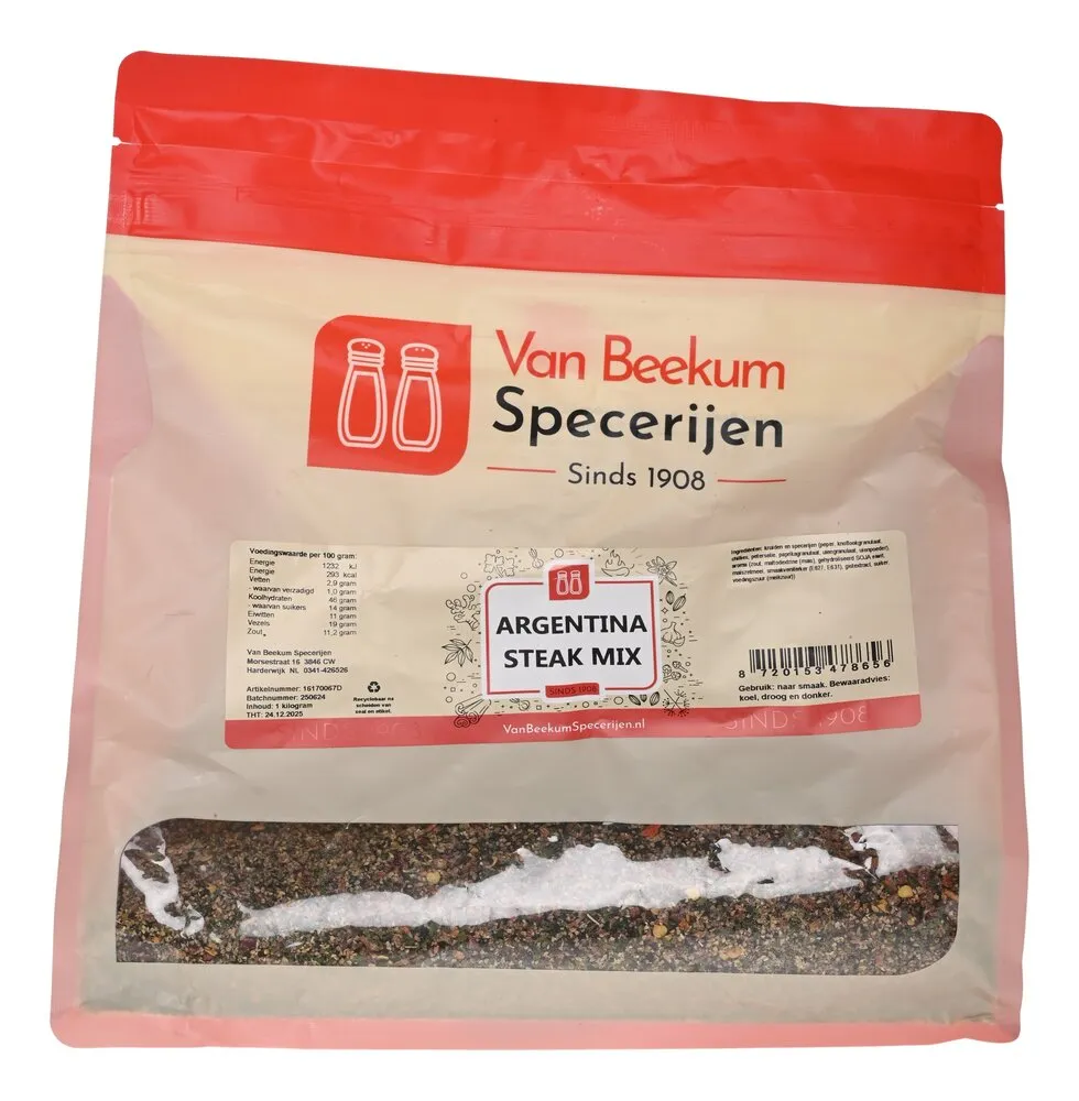 Van Beekum Specerijen Argentinien Steak Mix