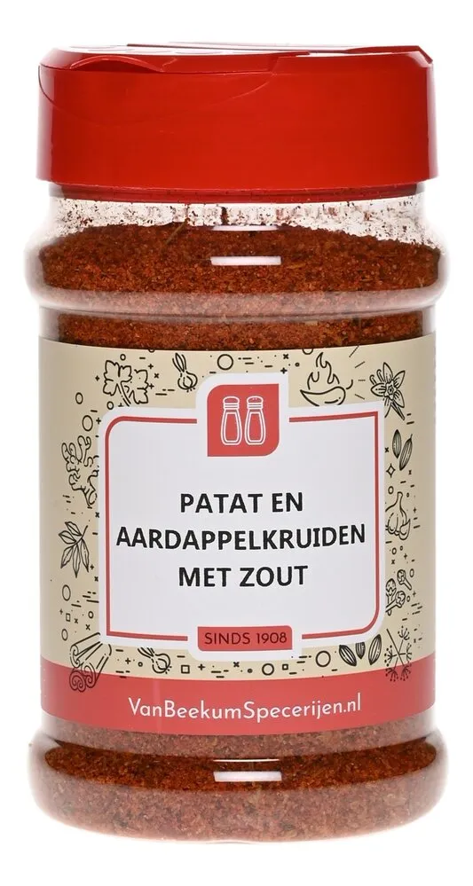 Van Beekum Specerijen Patat & Aardappelkruiden Met Zout Van Beekum Specerijen Patat & Aardappelkruiden Met Zout